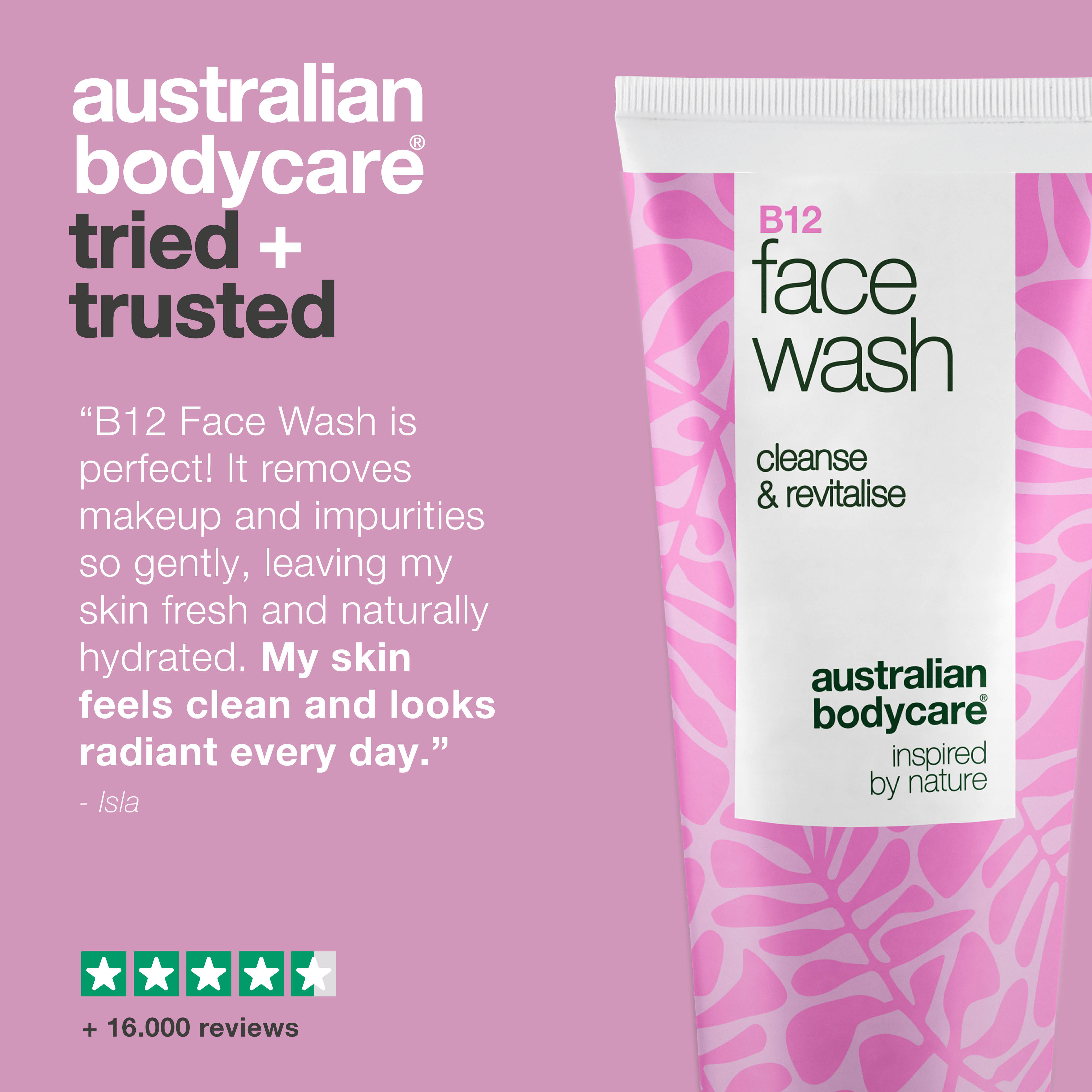 Umývací gél na tvár B12 – Proti nečistotám a mastnote — Účinný B12 gél odstraňuje make-up a nečistoty. Získajte čistú a sviežu pleť s prírodnými aktívami.