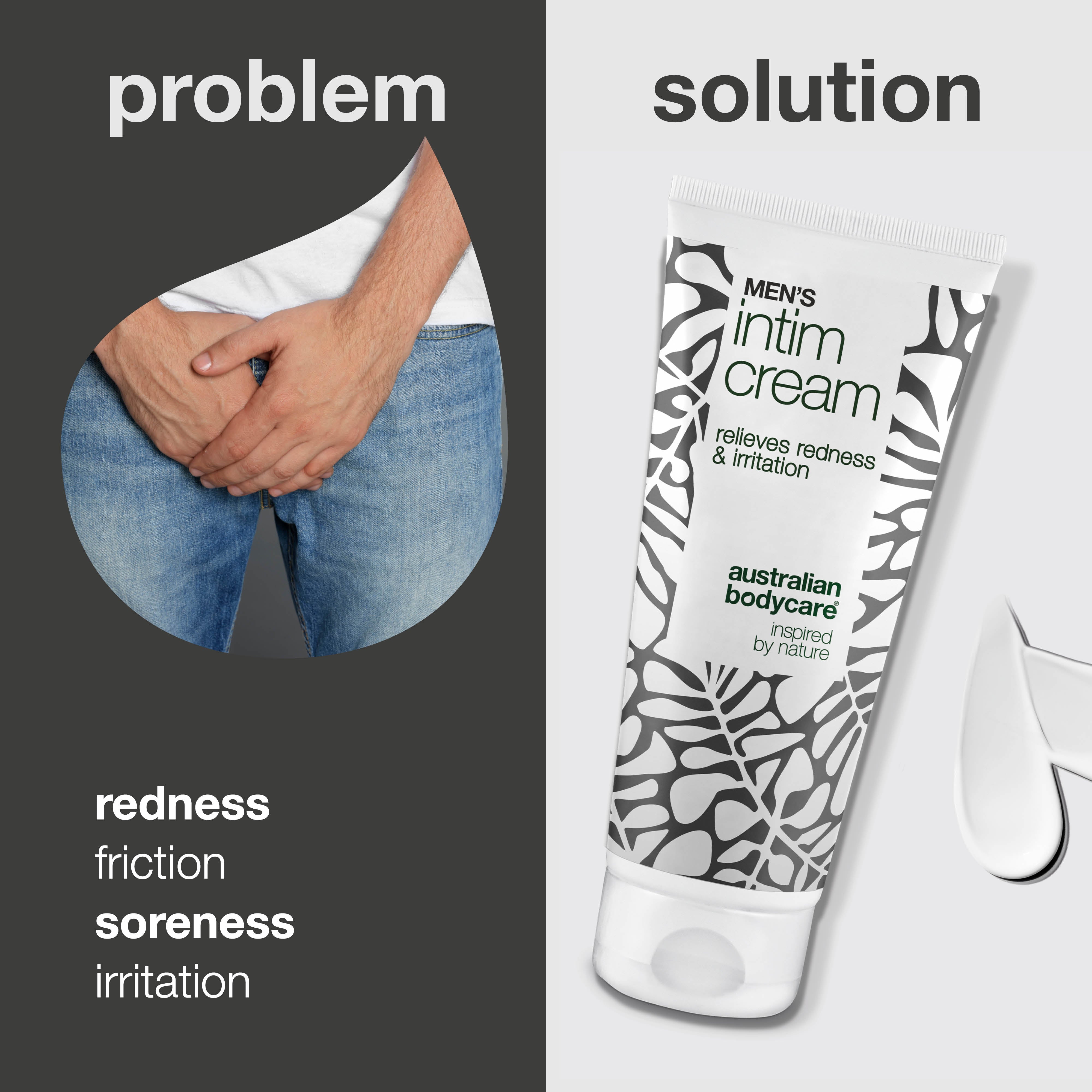 Intímny krém pre mužov – zmierňuje svrbenie a odieranie pokožky —  Intímny krém pre mužov chráni pred podráždením a začervenaním. Obsahuje bambucké maslo, včelí vosk a zinok pre dokonalú starostlivosť.