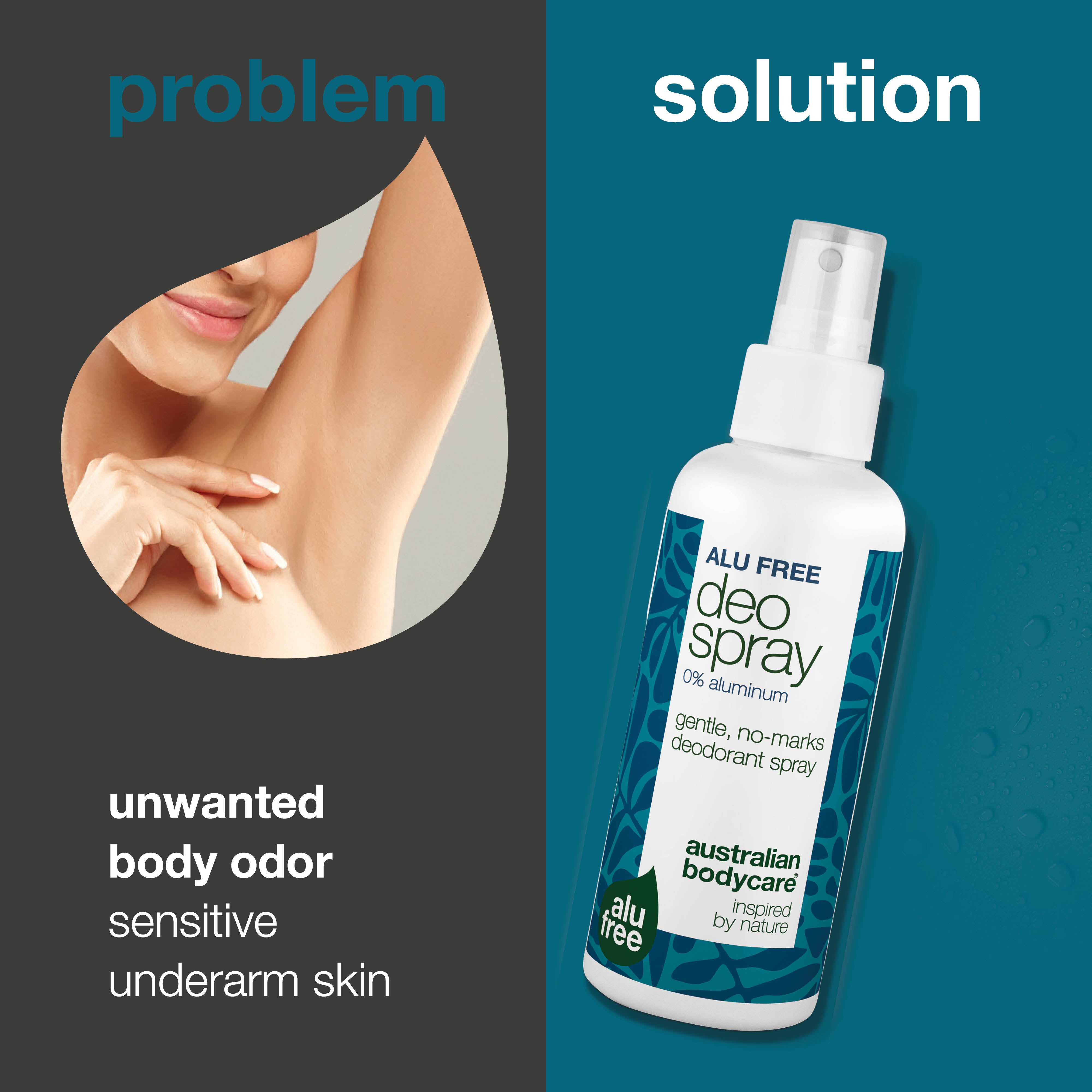 Dezodorant v spreji bez hliníka – Prírodná sviežosť — Dezodorant bez hliníka s prírodnými zložkami. Pomáha redukovať pachy, rýchlo schne a udržuje sviežosť po celý deň.