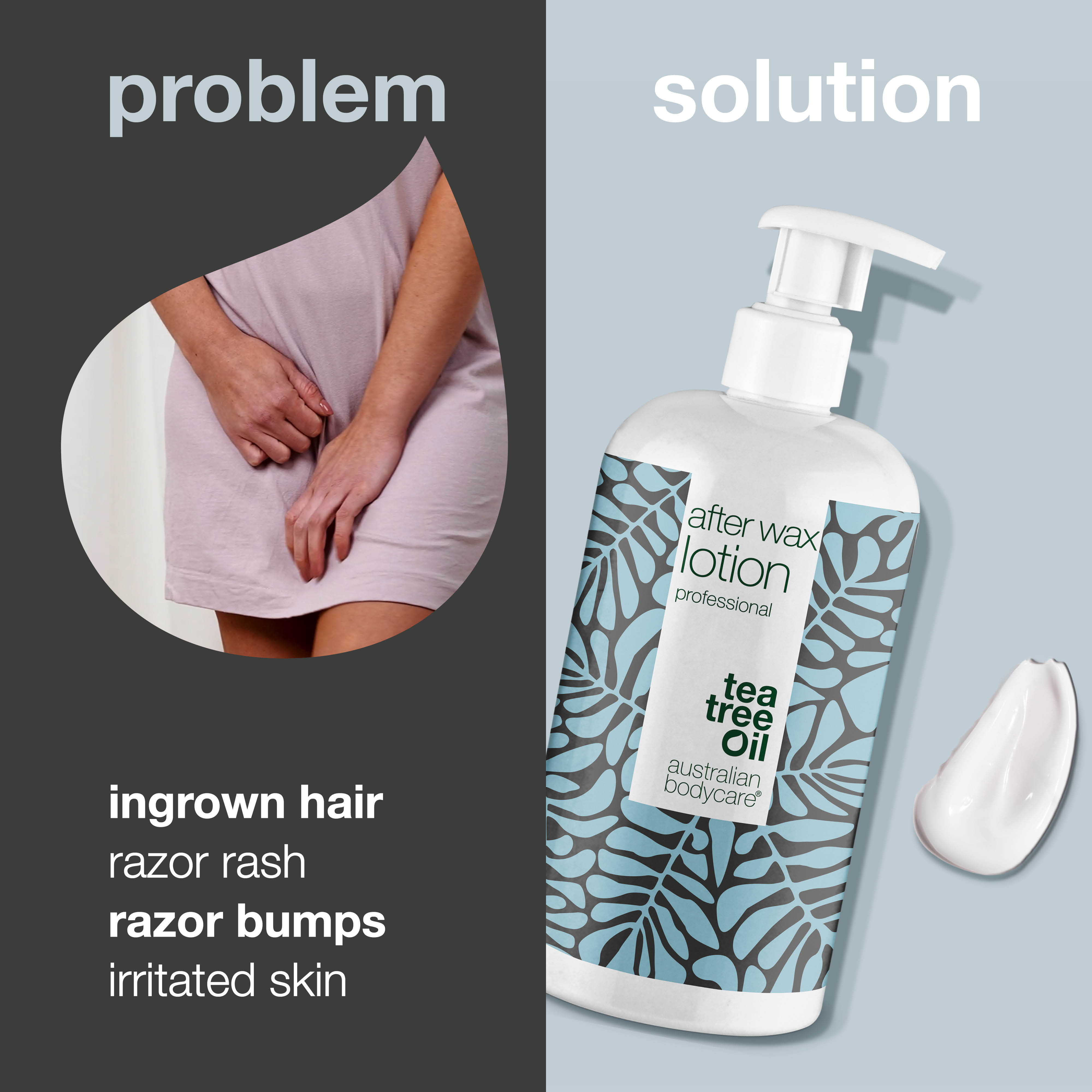 Lotion po depilácii voskom — Upokojuje a hydratuje po depilácii, znižuje podráždenie a zarastené chĺpky.