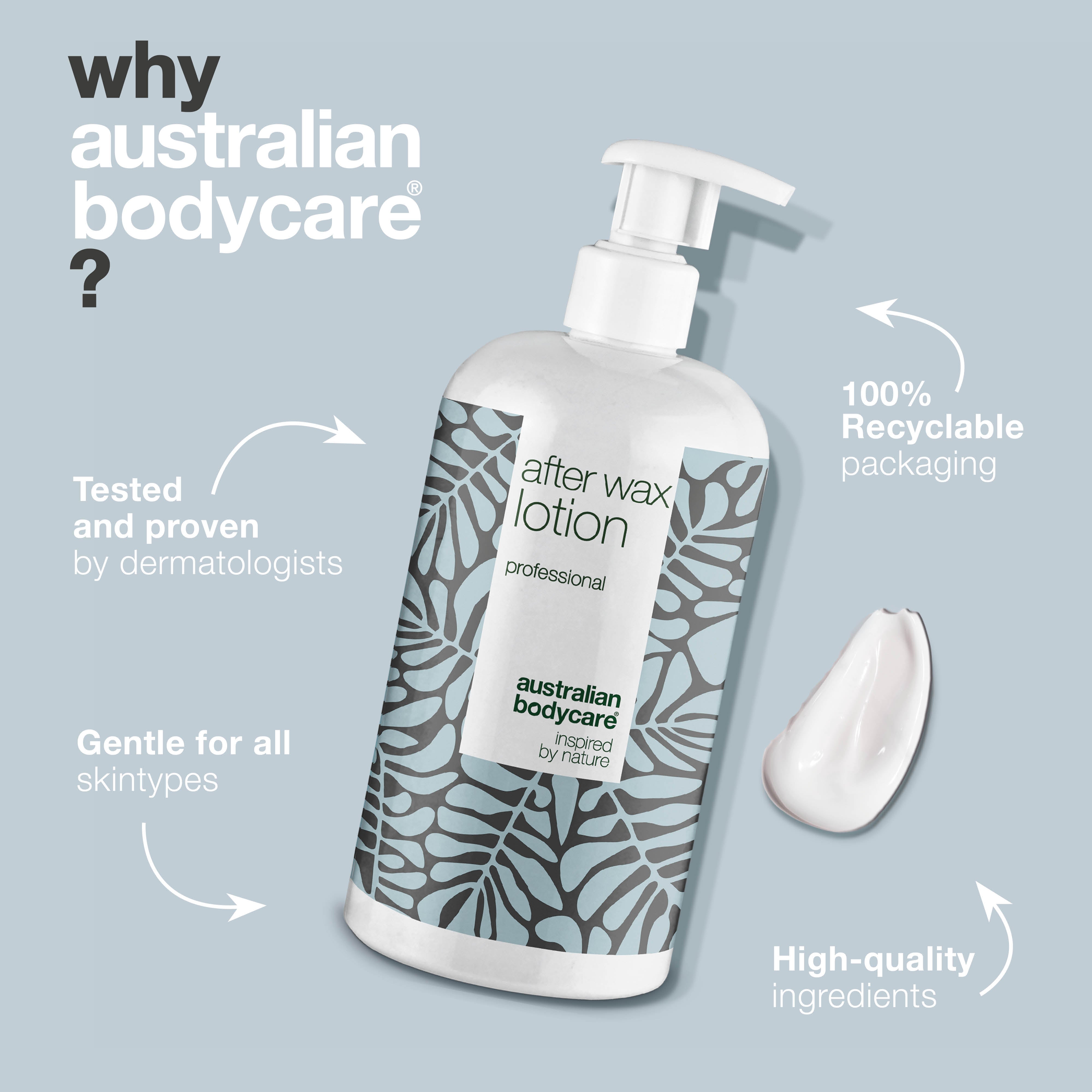 Lotion po depilácii voskom — Upokojuje a hydratuje po depilácii, znižuje podráždenie a zarastené chĺpky.