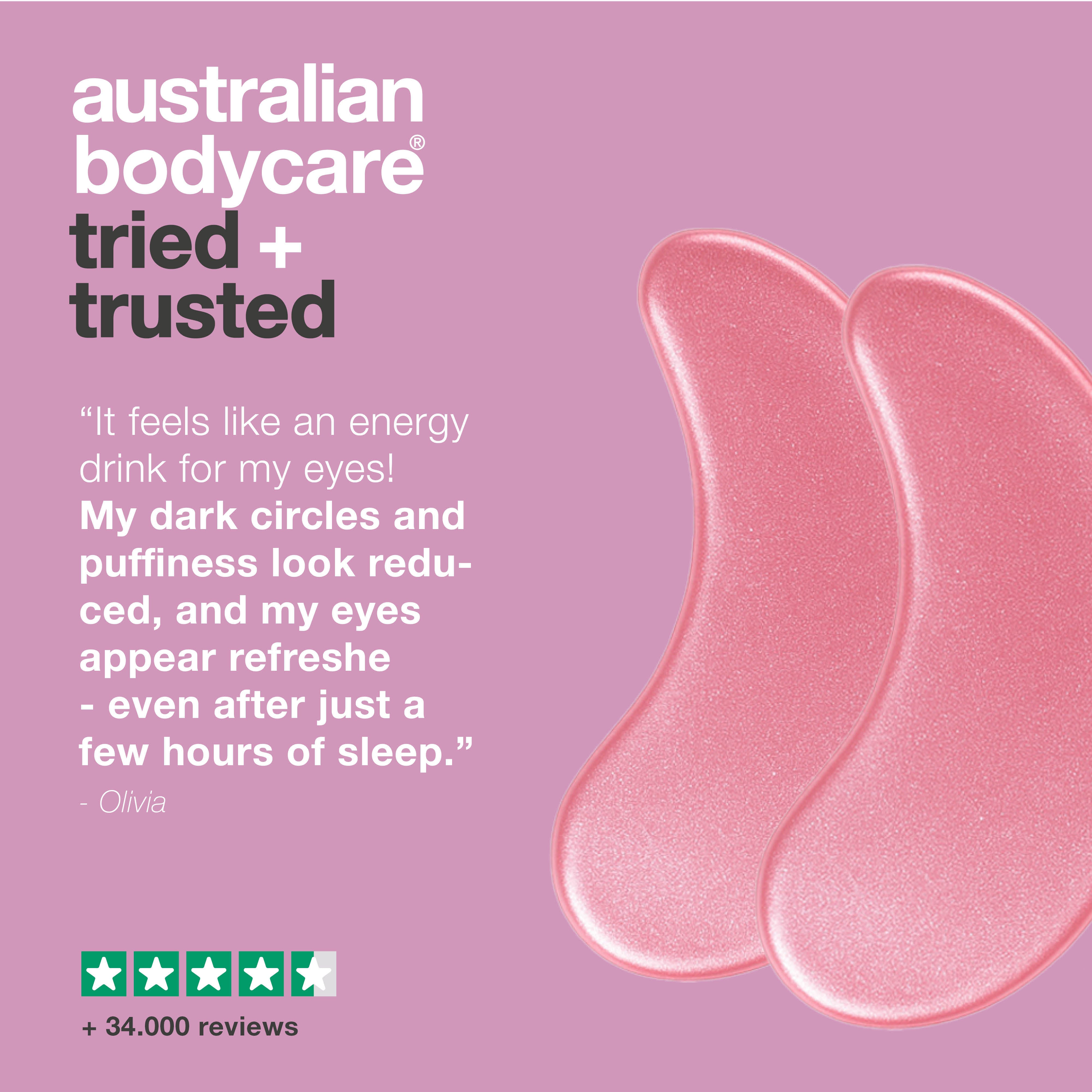 Eye Patches s Vitamínom B12 a Kolagén na Kruhy a Opuchy pod Očami — Redukujte kruhy a opuchy pod očami s maskami s vitamínom B12. Hydratujú a osviežujú pleť už za 20 minút. Ideálne pre unavené oči!