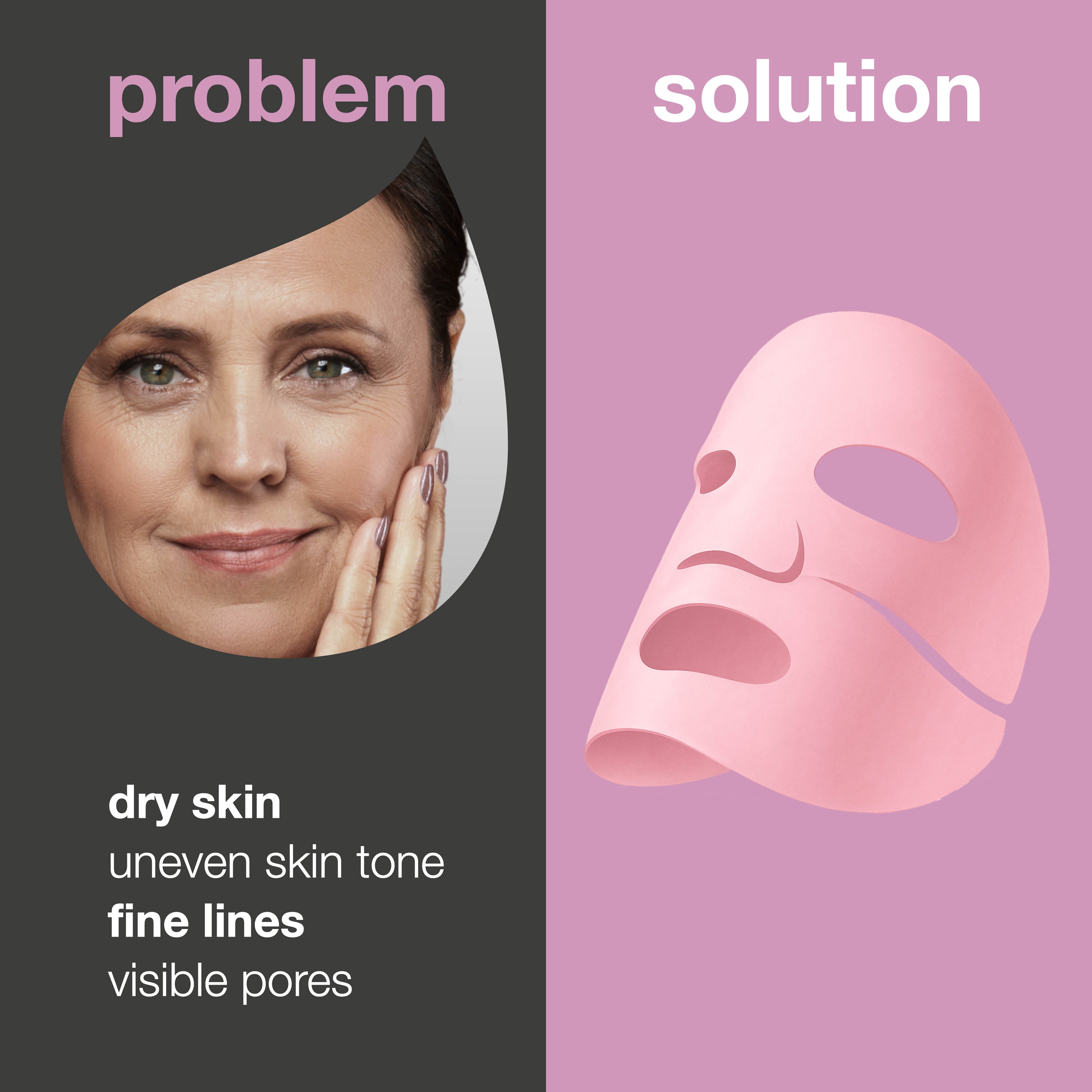 Maska B12 s kolagénom na suchú a unavenú pokožku — Maska s B12 a kolagénom pre suchú pleť. Hydratuje, spevňuje a rozjasňuje pomocou B12, niacínamidu, peptidov a kyseliny hyalurónovej.