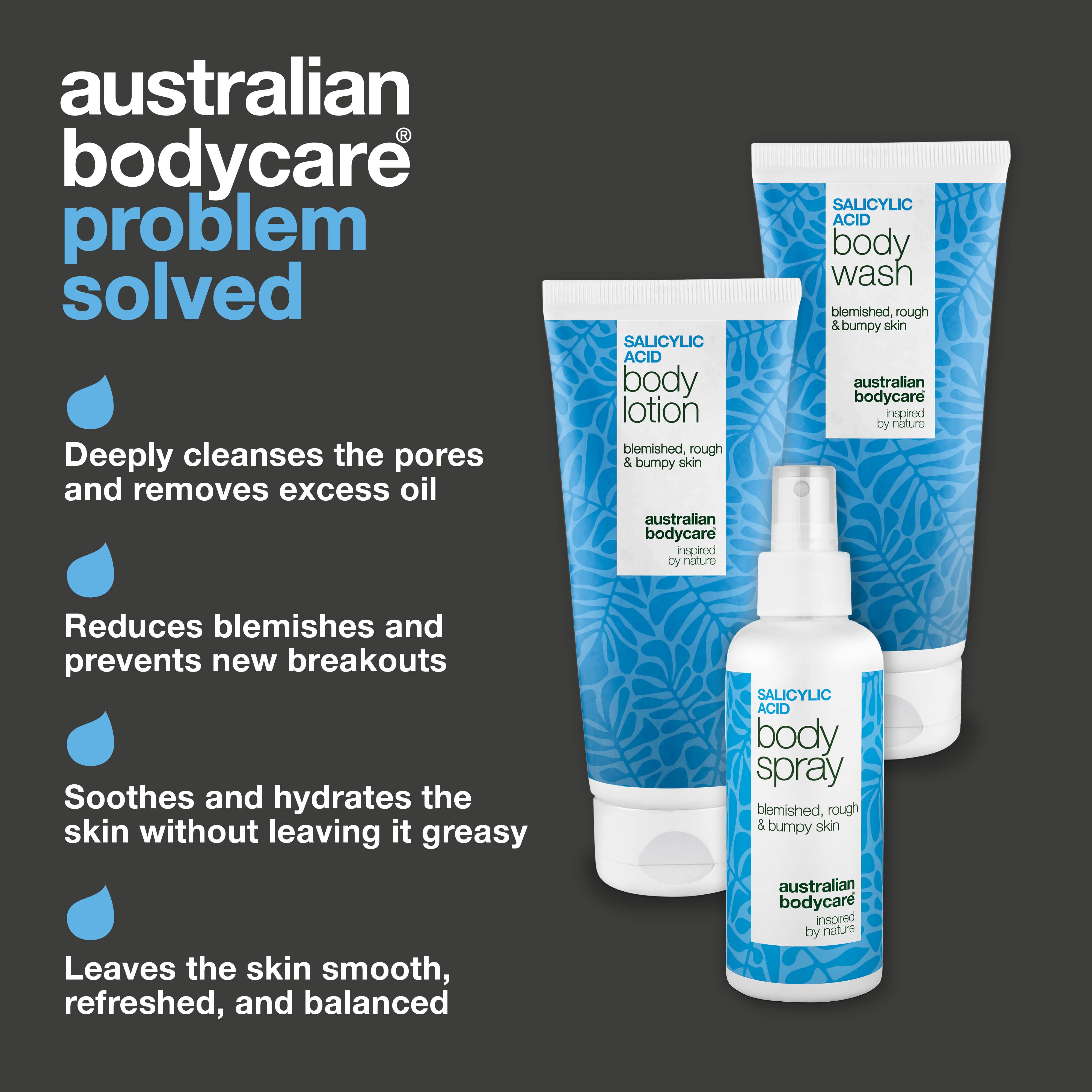 Sada proti pupienkom a nečistej pokožke – 3 kroky s kyselinou salicylovou — Sada proti pupienkom a nečistej pokožke. Čistí póry s kyselinou salicylovou a niacínamidom pre hladšiu a zdravšiu pleť.