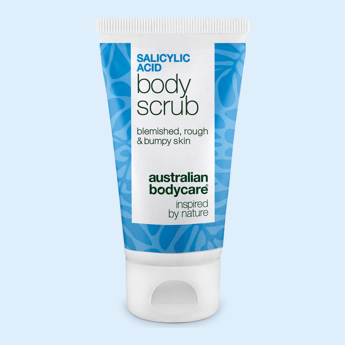Salicylic Acid Body Scrub 50 ml od Australian Bodycare, modro-biela tuba s odklápacím viečkom
