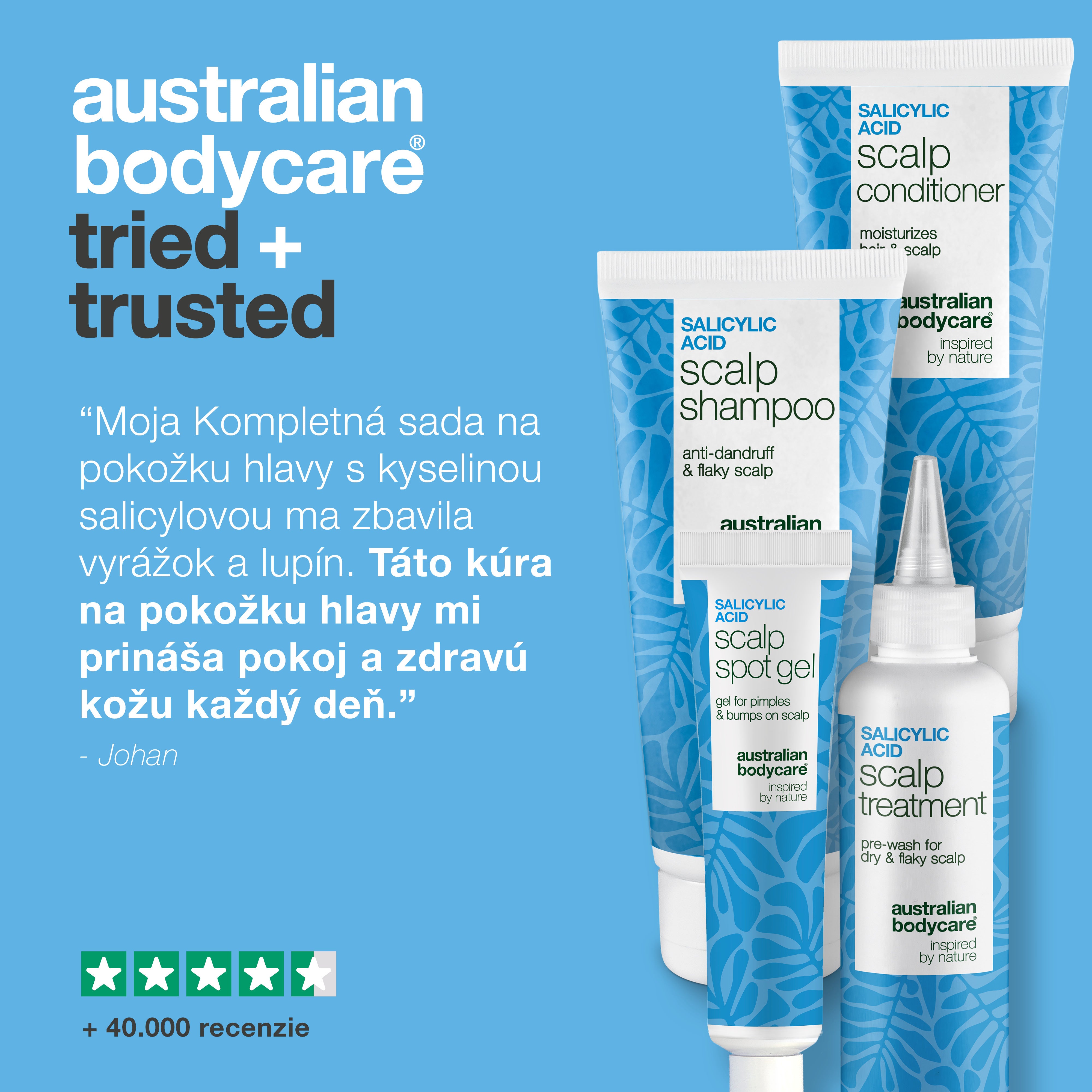 Tried and trusted: zákaznícka recenzia sady – 4,5 hviezdičky na základe viac ako 40 000 recenzií
