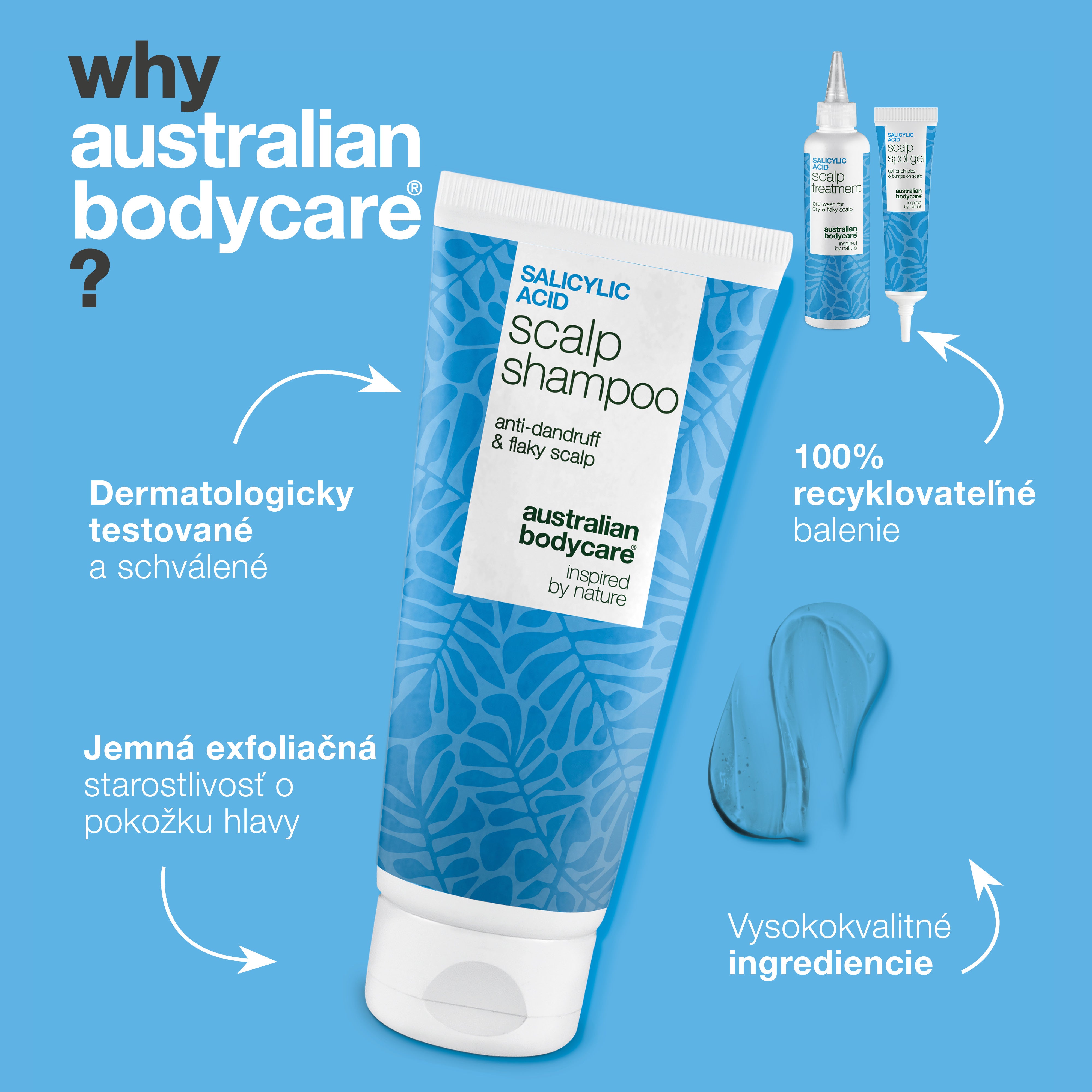 Prečo Australian Bodycare: testované a schválené dermatológmi, šetrná exfoliačná starostlivosť a recyklovateľné obaly