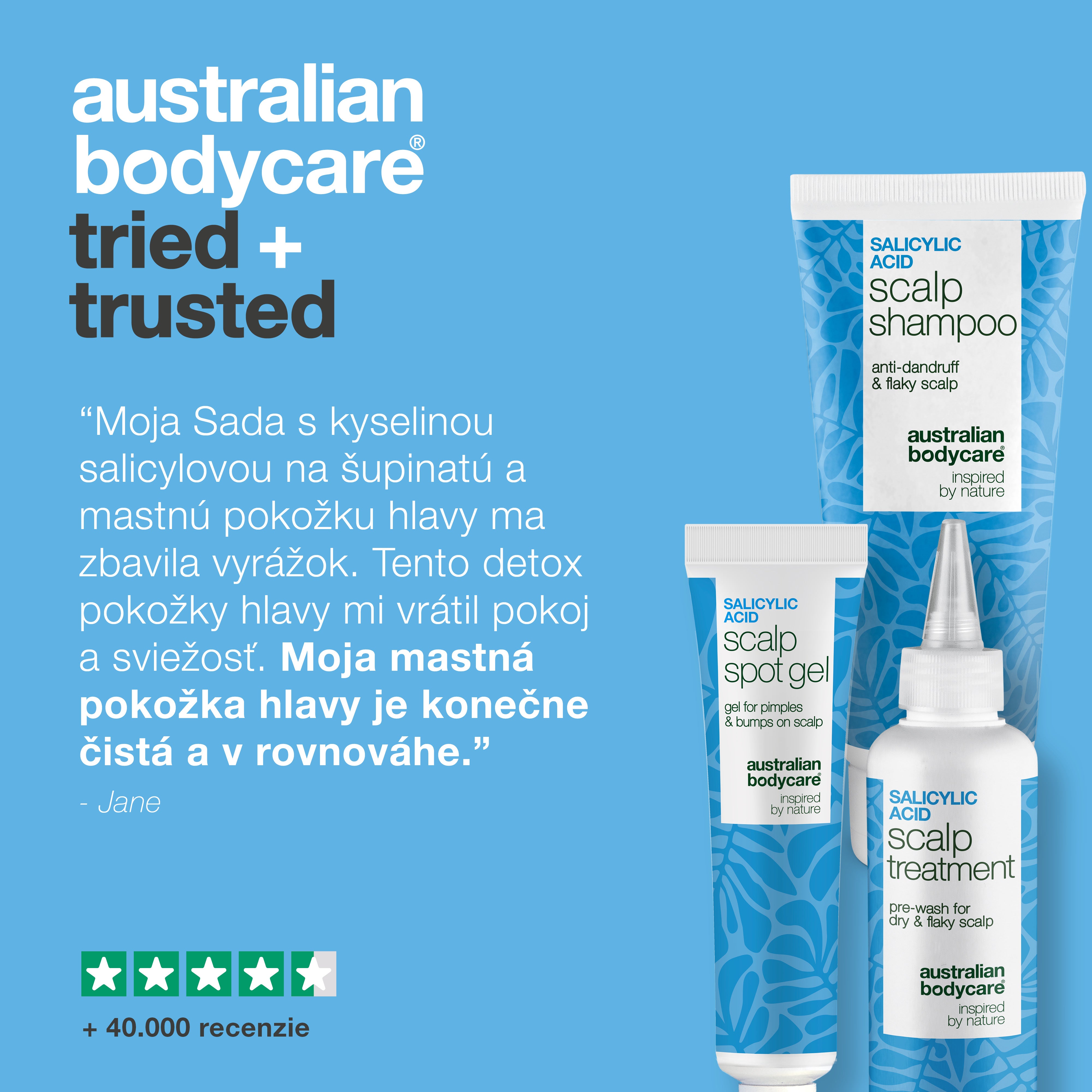 Tried and trusted: zákaznícka recenzia sady na mastnú pokožku hlavy – 4,5 hviezdičky, viac ako 40 000 recenzií