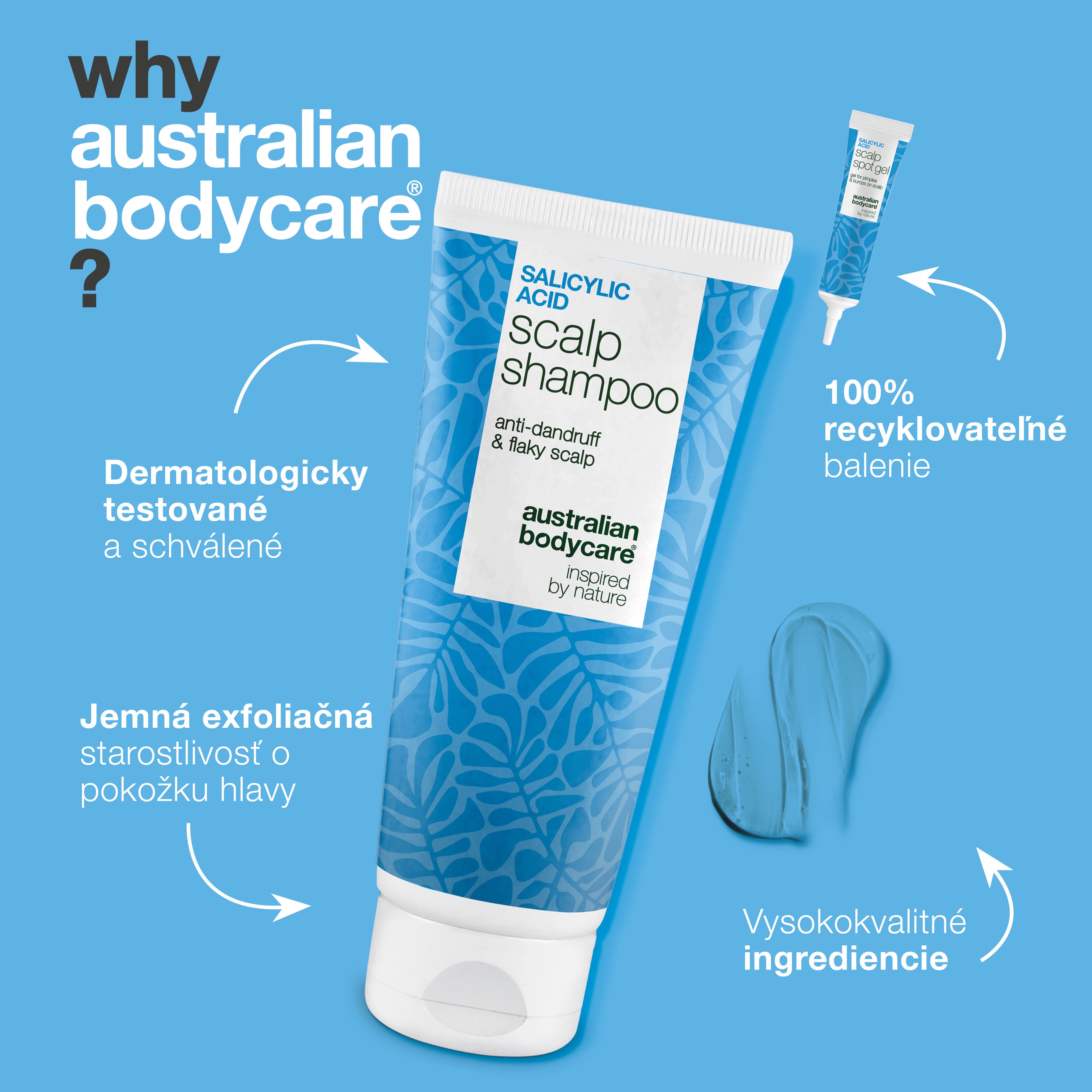 Prečo Australian Bodycare: testované a schválené dermatológmi, šetrná exfoliačná starostlivosť a recyklovateľné obaly