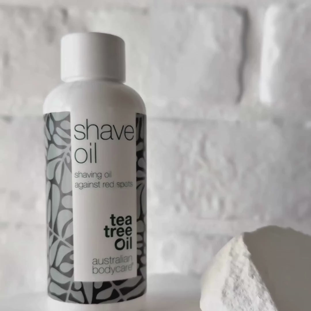 Olej na holenie proti červeným pupienkom a zarastajúcim chĺpkom – zmierňuje podráždenie a začervenanie – Australian Bodycare
