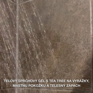 Tea Tree sprchový gél proti akné, zápachu a svrbeniu – s Tea Tree Oil a Zinc PCA