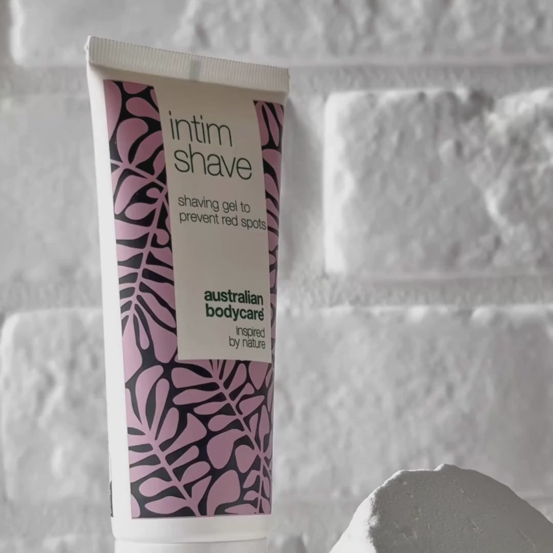 Intímny gél na holenie proti červeným pupienkom – zabraňuje zarastaniu chĺpkov – Australian Bodycare