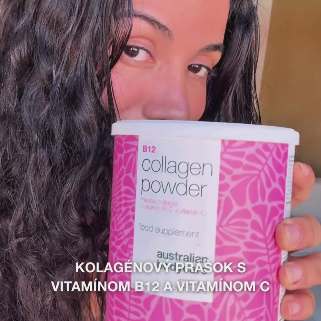 Morský kolagénový prášok s vitamínmi B12 a C – 250 g doplnok pre pleť, vlasy a nechty – Australian Bodycare