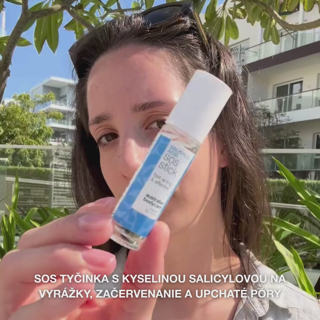 SOS tyčinka s kyselinou salicylovou – zmierňuje začervenanie, čistí póry a redukuje akné